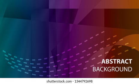 modern geometric abstract background - Vector