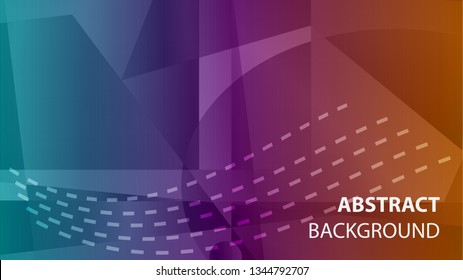 modern geometric abstract background - Vector