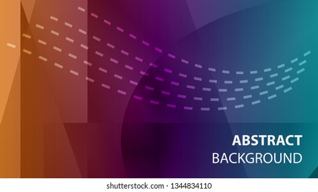 modern geometric abstract background - Vector
