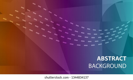 modern geometric abstract background - Vector