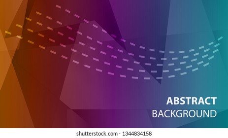 modern geometric abstract background - Vector