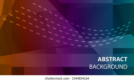 modern geometric abstract background - Vector