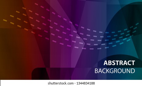 modern geometric abstract background - Vector