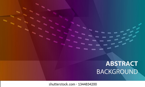 modern geometric abstract background - Vector
