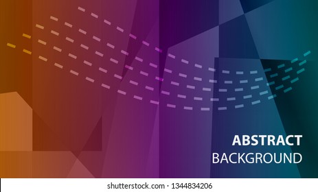 modern geometric abstract background - Vector
