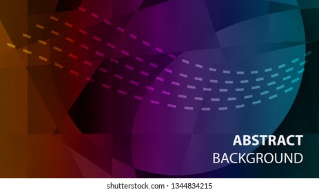 modern geometric abstract background - Vector