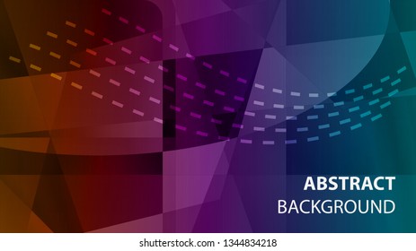 modern geometric abstract background - Vector
