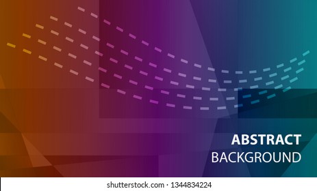 modern geometric abstract background - Vector