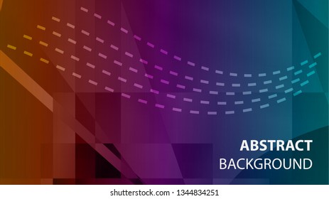 modern geometric abstract background - Vector