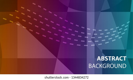modern geometric abstract background - Vector
