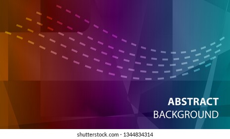 modern geometric abstract background - Vector