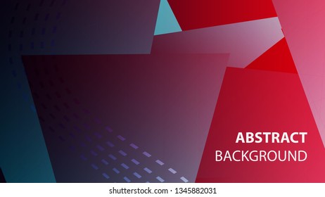 modern geometric abstract background - Vector