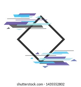 modern geometric abstract background vector