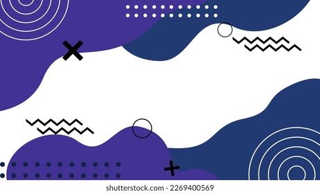modern geometric abstract background.memphis style design Illustration