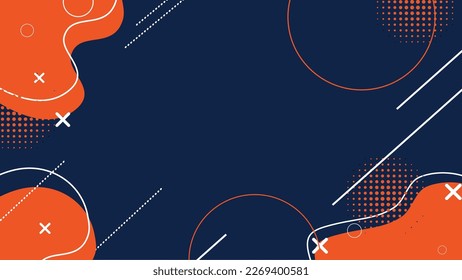 modern geometric abstract background.memphis style design Illustration