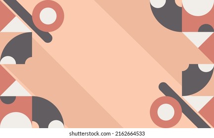 Moderner, geometrischer abstrakter Designhintergrund