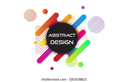 modern geometric abstract design colorful background,vector,illustration.