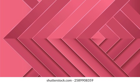 modern Geometric Abstract design with pink color background for template, poster, flyer design. Vector illustration 0580