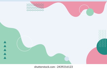 Fondo de póster de diseño abstracto geométrico moderno