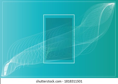 Espacio geométrico moderno abstracto de fondo verde. diseño de fondo geométrico. Plantilla para diseño moderno, decorada, folletos, volantes y anuncios.