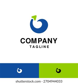 Modelo moderno de design de logotipo geométrico e abstrato