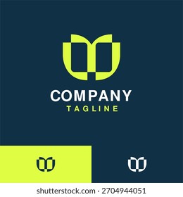 Modelo moderno de design de logotipo geométrico e abstrato