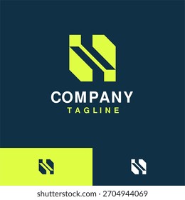 Modern geometric and abstract Logo Design Template