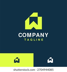 Moderne geometrische und abstrakte Logo Design-Vorlage