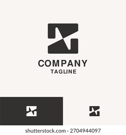 Modern geometric and abstract Logo Design Template