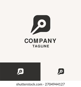 Moderne geometrische und abstrakte Logo Design-Vorlage