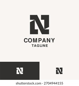 Modelo moderno de design de logotipo geométrico e abstrato