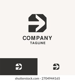 Modern geometric and abstract Logo Design Template