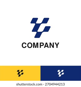Modelo moderno de design de logotipo geométrico e abstrato