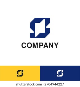 Modelo moderno de design de logotipo geométrico e abstrato
