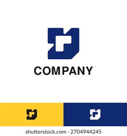 Plantilla geométrica y abstracta moderna del diseño del logotipo