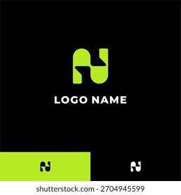 Modelo de design de logotipo geométrico e abstrato moderno