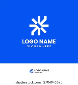 Plantilla de diseño de logotipo geométrico y Abstractas moderno