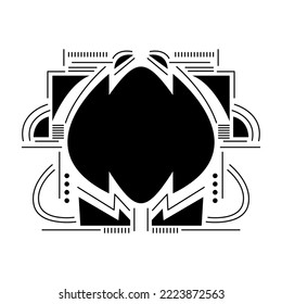 modern geometric abstract ornament for background