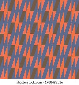 Modern geometric abstract pattern design with simple geometrical shapes and basic colorful forms. Great for use in poster arts, web design, branding presentation, album print, fashion texture and etc.
