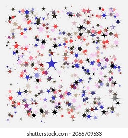 Modern geometric abstract pattern design with simple geometrical shapes and basic colorful forms. Great for use in poster arts, web design, branding presentation, album print, fashion texture and etc.