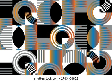 Modern geometric abstract pattern.Vector design for fashion prints and backgrounds.