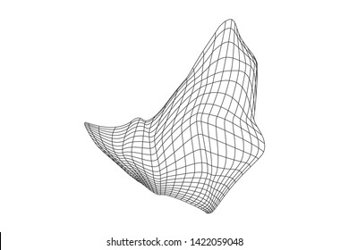 Modern geometric abstract shape. Universal vector design element for web banner, posters, backgrounds