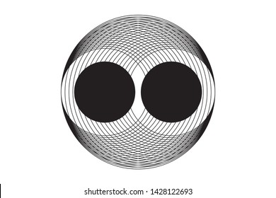 Modern geometric abstract shape. Universal vector design element for web banner, posters, backgrounds