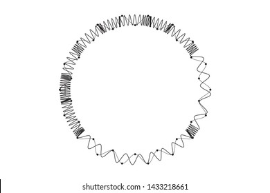 Modern geometric abstract shape. Universal vector design element for web banner, posters, backgrounds