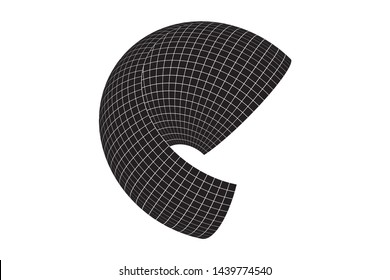 Modern geometric abstract shape. Universal vector design element for web banner, posters, backgrounds