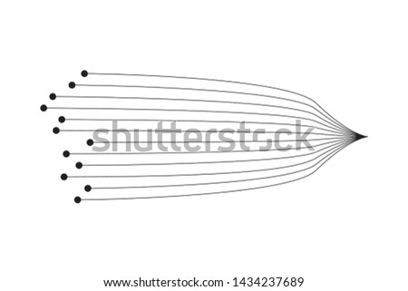Modern geometric abstract shape. Universal vector design element for web banner, posters, backgrounds