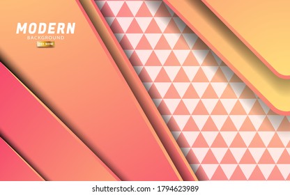 modern geometric abstract shape vector background banner design.Overlap layers with paper effect.Realistic light effect on textured pattern background.vector illustration.