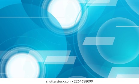Resumen geométrico moderno Diseño vectorial azul suave