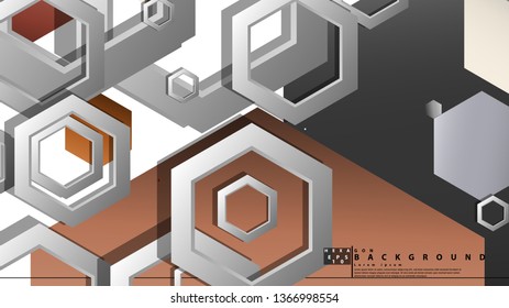 Modern geometric abstract vector templates stone and brick color compositions. Vector illustration