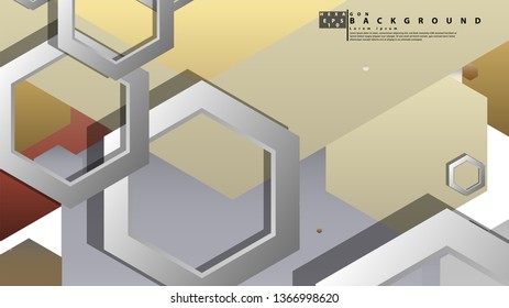 Modern geometric abstract vector templates stone and brick color compositions. Vector illustration